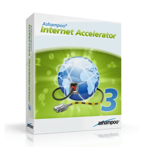 Ashampoo Internet Accelerator software packaging design