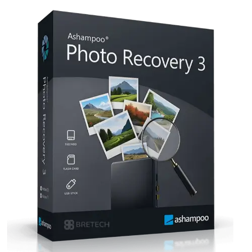 Ashampoo Photo Recovery 3 software box design