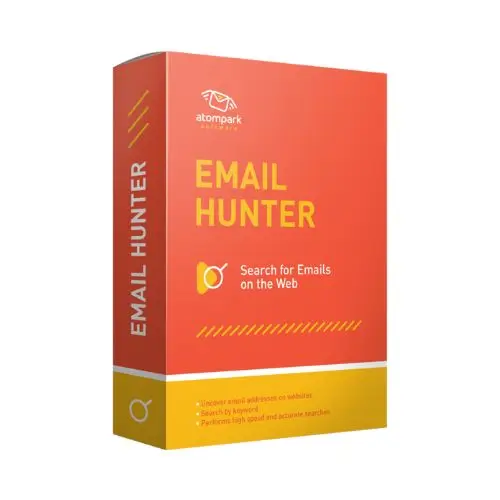 AtomPark Email Hunter software box