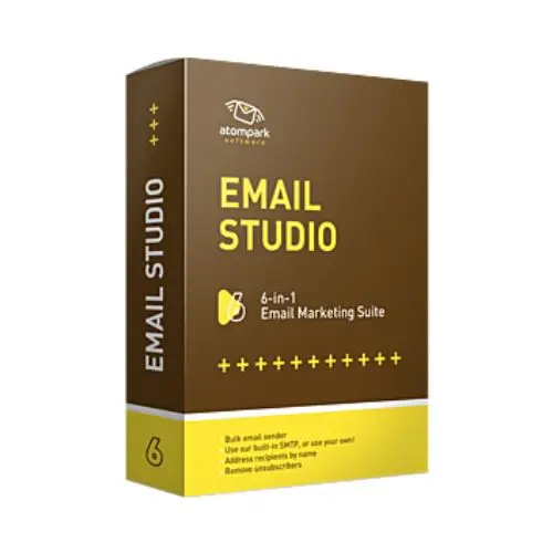 Email Studio marketing software box