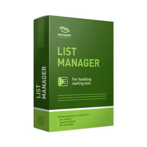 AtomPark List Manager Software Box