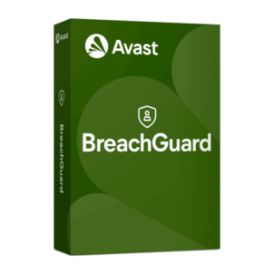 Avast BreachGuard software package box.