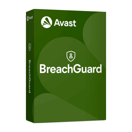 Avast BreachGuard software package box.