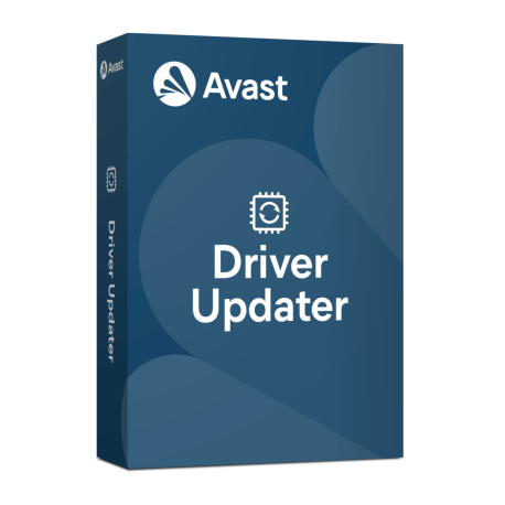Avast Driver Updater software package box image.