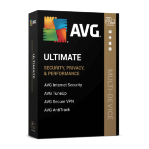 AVG Ultimate software package for security and performance.