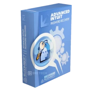 Advanced password recovery software packaging design.