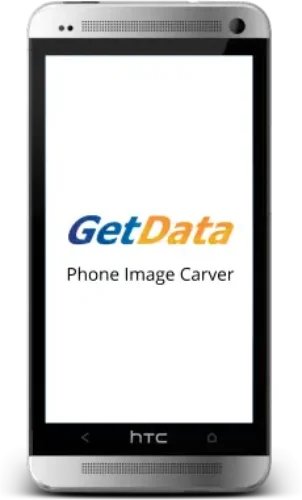 HTC phone displaying GetData Phone Image Carver