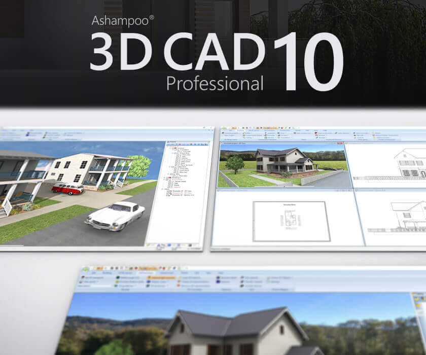 Ashampoo 3D CAD 10 Professional software interface