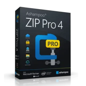 Ashampoo ZIP Pro 4 software box packaging
