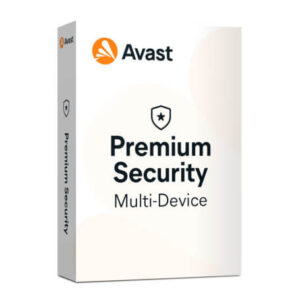 Avast Premium Security software package box.