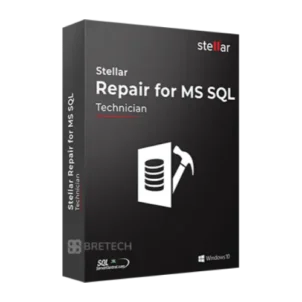 Stellar Repair for MS SQL software box