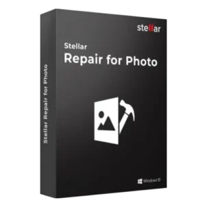 Stellar Photo Repair software box packaging.