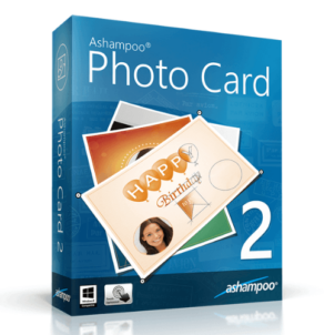 Ashampoo Photo Card 2 software package box.
