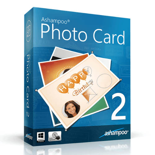 Ashampoo Photo Card 2 software package box.