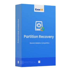 EaseUS Partition Recovery software box.