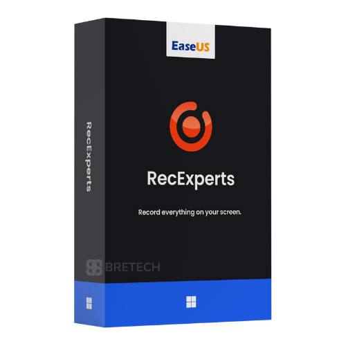 EaseUS RecExperts screen recording software package.