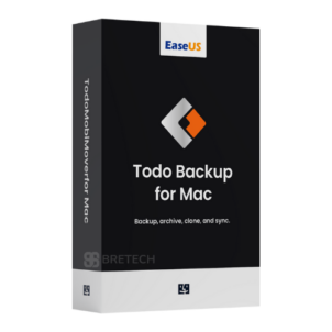 EaseUS Todo Backup for Mac software package box.