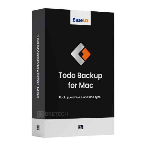 EaseUS Todo Backup for Mac software package box.