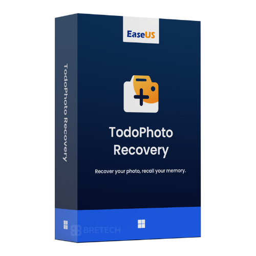 EaseUS TodoPhoto Recovery software package box.