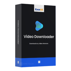 EaseUS Video Downloader software package box.