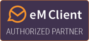 eM Client Authorized Partner logo badge