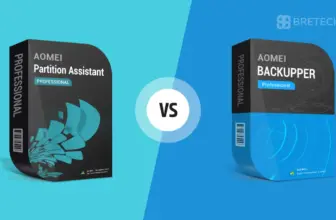 AOMEI Partition Assistant vs AOMEI Backupper Professional software comparison