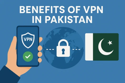 Illustration of VPN benefits in Pakistan