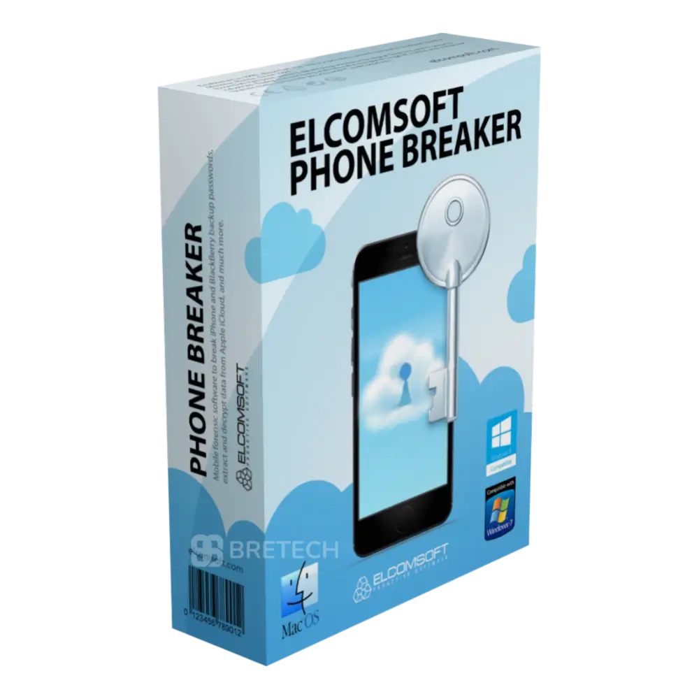 ElcomSoft Phone Breaker software packaging design