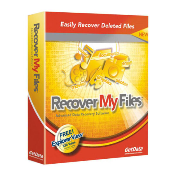 Recover My Files software box