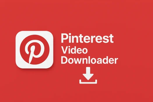 Pinterest video downloader with download icon
