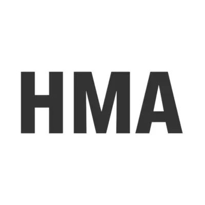 HMA logo in bold black letters