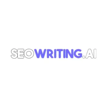 Logo of SEOwriting.ai in white and purple.