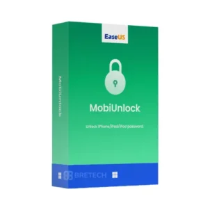 EaseUS MobiUnlock software box for iOS devices.