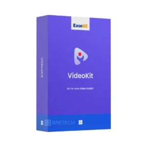 EaseUS VideoKit software box for video editing.