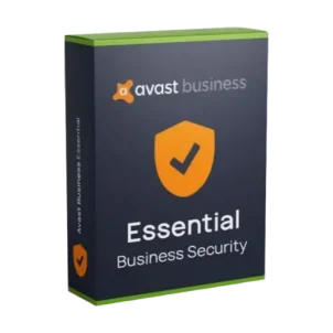 Avast Business Essential Security software box