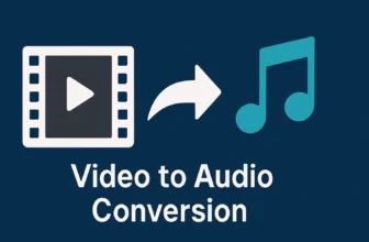 Convert video files into audio format