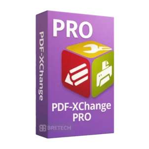 PDF-XChange PRO software box design.