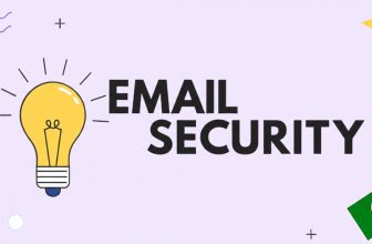 Light bulb with text 'Email Security'