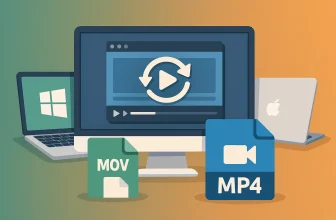 Four icons representing video and software applications.