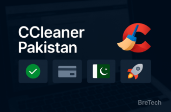 CCleaner software promotional graphic for Pakistan