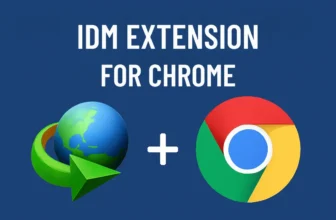 IDM extension for Chrome download manager integration.