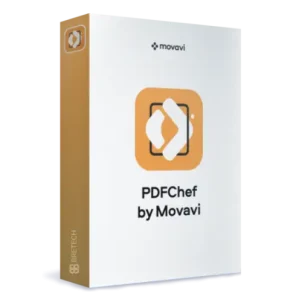 PDFChef software box by Movavi