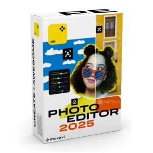 Movavi Photo Editor 2025 software package design