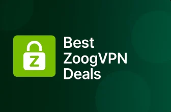 Promotional graphic for ZoogVPN deals