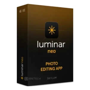 Luminar Neo photo editing app packaging