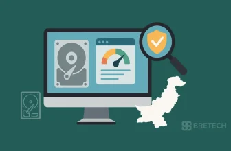 Computer graphics illustrating hard drive performance monitoring.