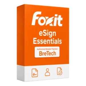 Foxit eSign Essentials software box packaging