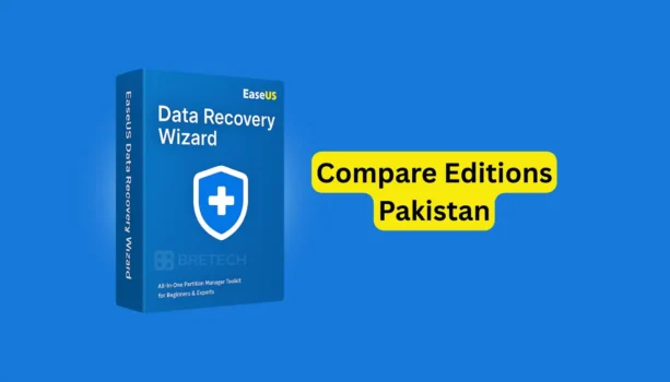 EaseUS Data Recovery Wizard edition comparison in Pakistan.