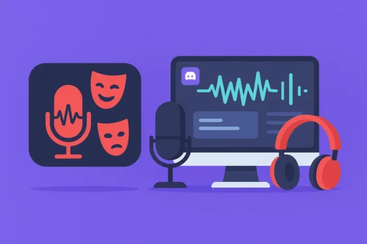 Graphic of audio equipment for digital communication.