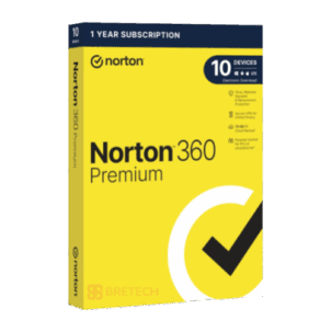 Norton 360 Premium subscription box for 10 devices